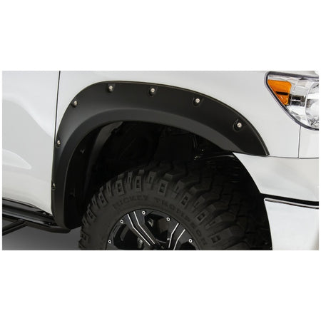 Bushwacker Pocket Style Front / Rear Fender Flare - 2 in Wide - Black - Toyota Fullsize Truck 2013