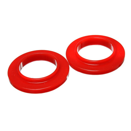 Energy Suspension Hyper-Flex Coil Spring Isolator - 2-3/4 in ID - 4-9/16 in OD - 3/4 in Thick - Red (Pair)