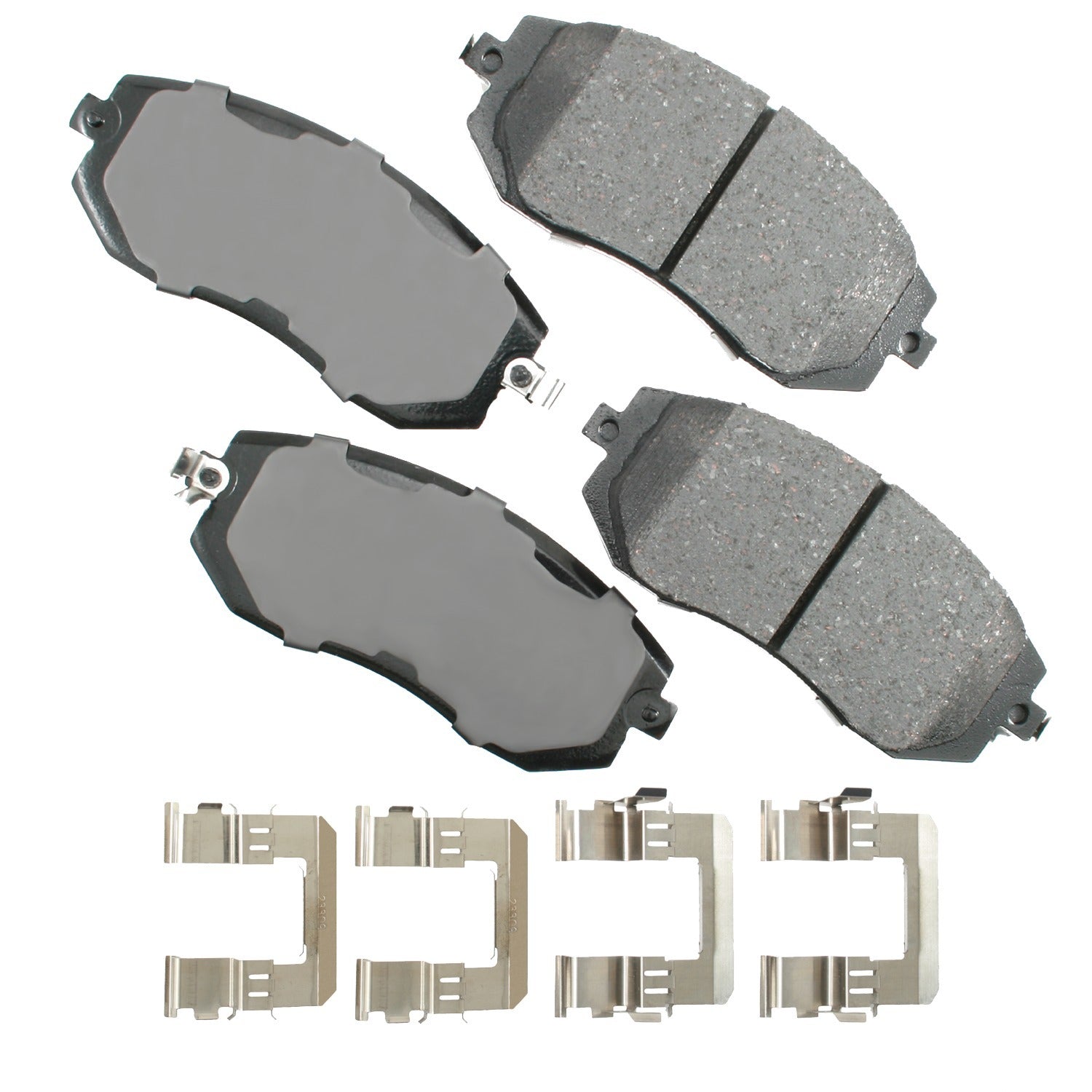 Akebono Brakes ProACT Front Brake Pads - Toyota/Scion/Subaru 2011-2017 (Set of 4)