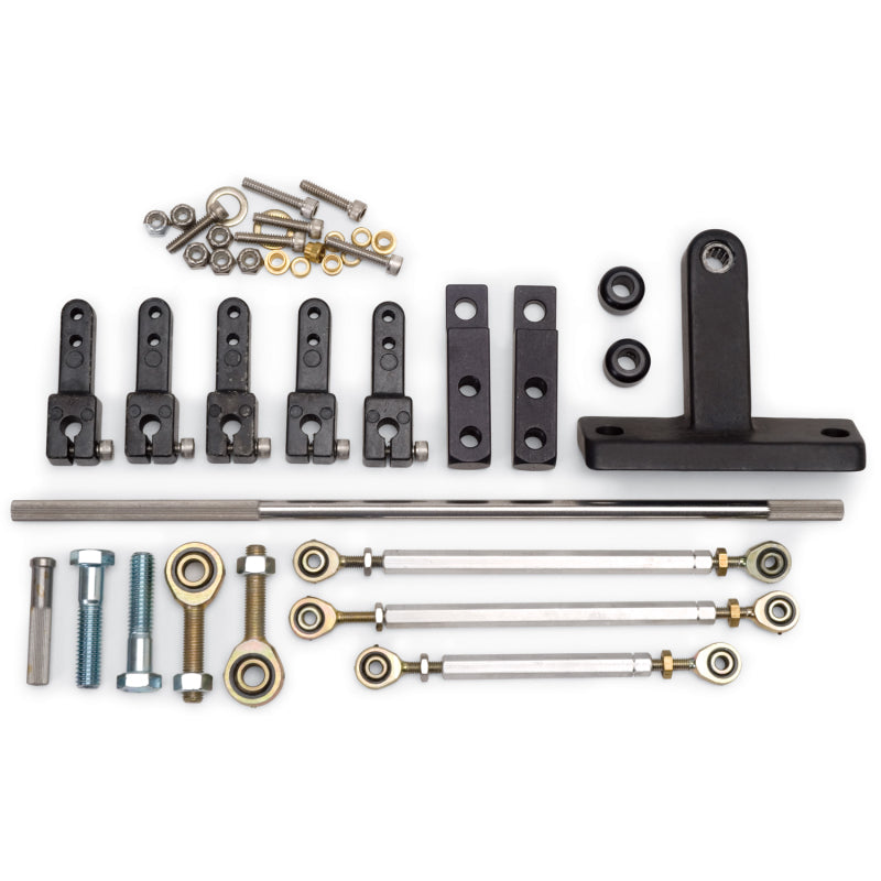 Edelbrock Victor Ram 2-R Throttle Linkage Sideways