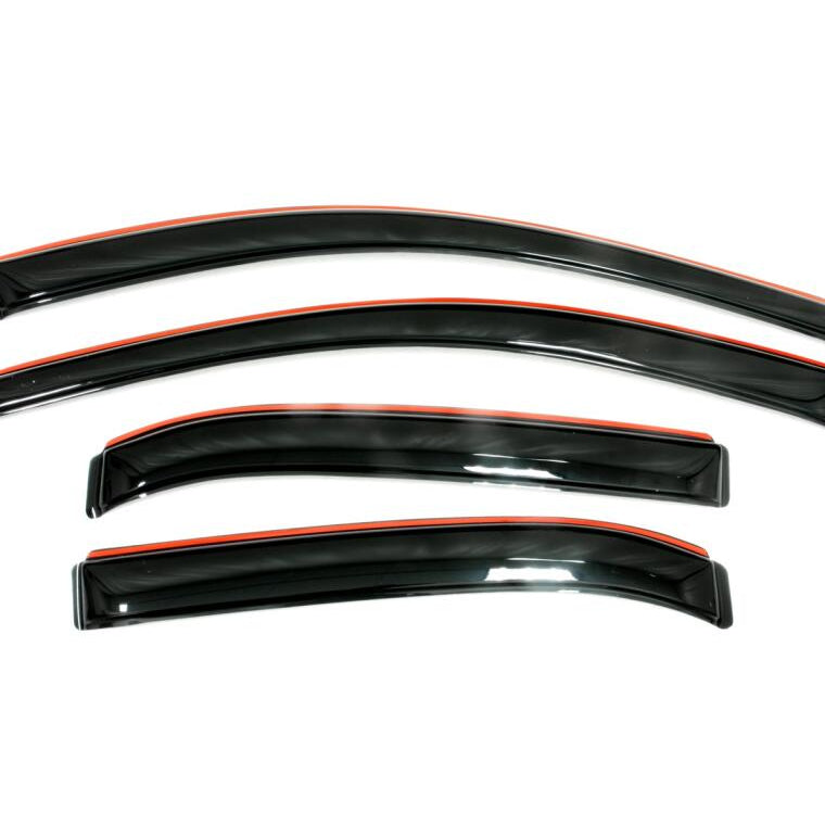 Auto Ventshade In-Channel Ventvisor - Front/Rear - Dark Smoke - Jeep Wagoneer 2022