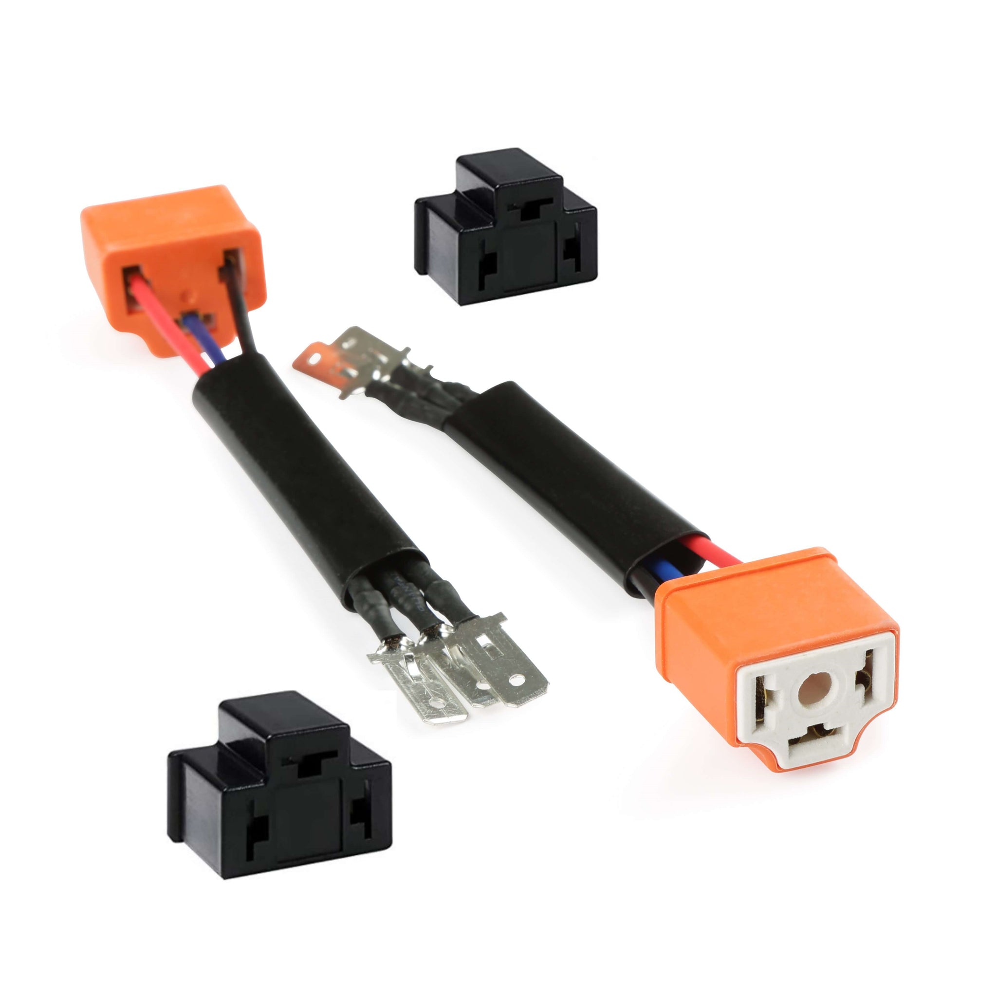 Holley Retrobright Holley Retrobright Headlight Wiring Harness - H4 Connector - Ceramic