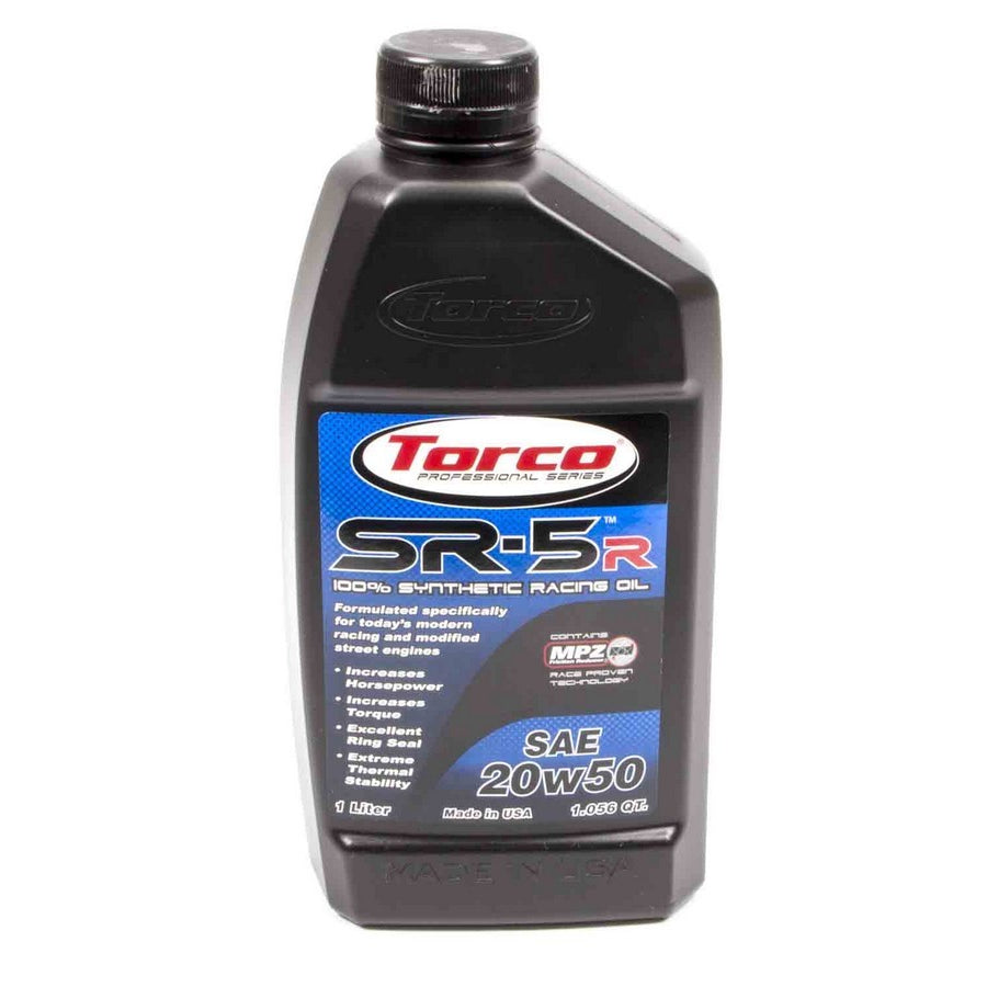 Torco SR-5 20W50 Synthetic Motor Oil - 1 L Bottle