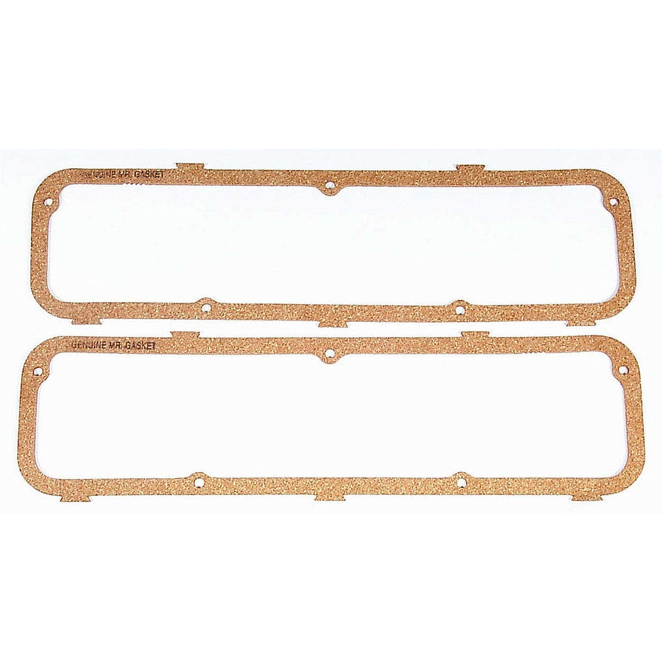 Mr. Gasket Valve Cover Gasket - 0.187 in Thick - Cork / Rubber - Ford FE-Series - Pair