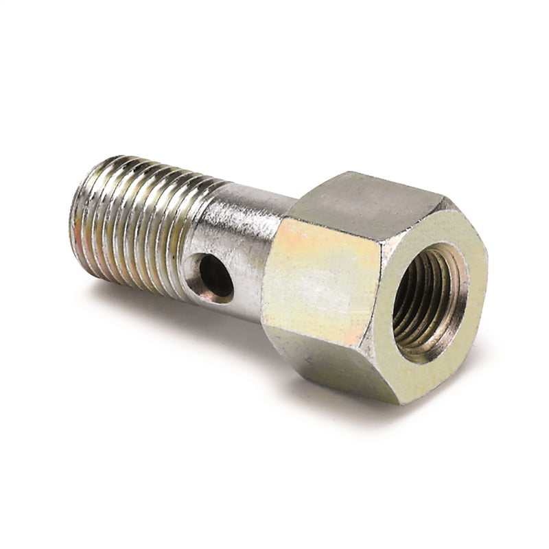 Auto Meter Fitting Adapter 12mm Banjo Bolt to 1/8 NPTF
