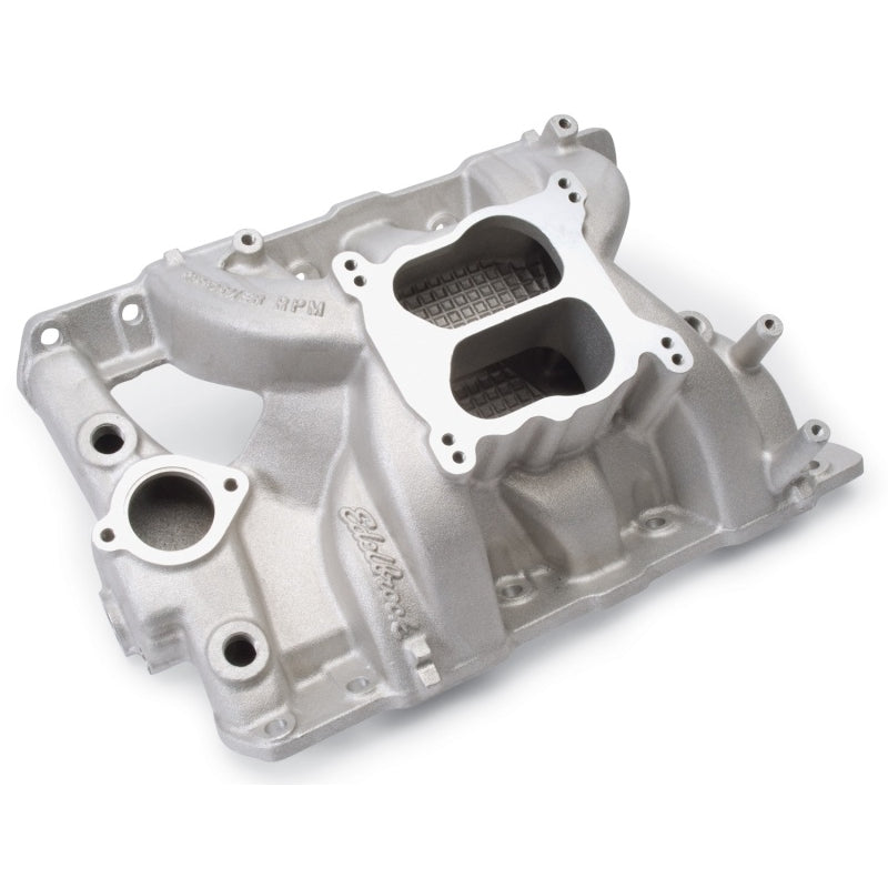 Edelbrock Performer RPM Pontiac Intake Manifold - Cast Finish