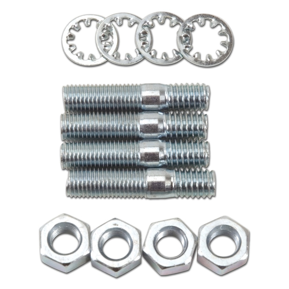 Edelbrock Carburetor Stud Kit - Includes Studs/Nuts/Washers - 5/16"-18 Thread - 1.375" Length (Set of 4)
