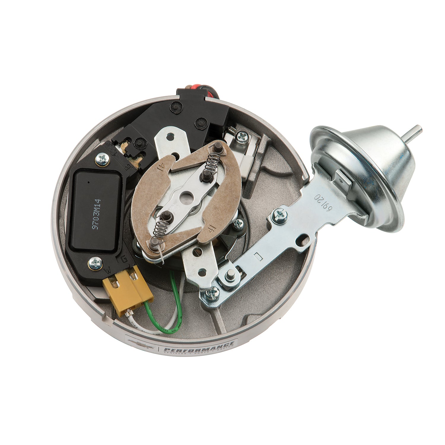 Proform GM Performance Distributor - Magnetic Pickup - Vacuum Advance - HEI Style Terminal - Coil Included - Black - Chevy V8
