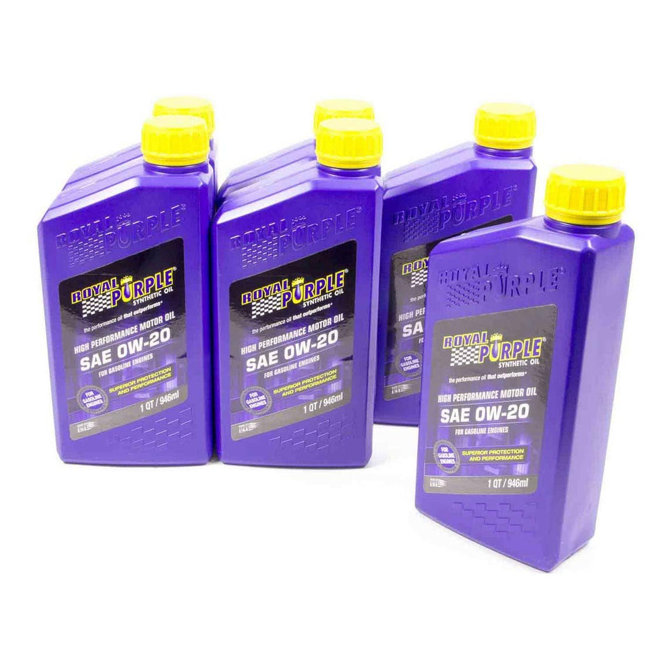 Royal Purple® High Performance Motor Oil - 0w20 - 1 Quart (Case of 6)
