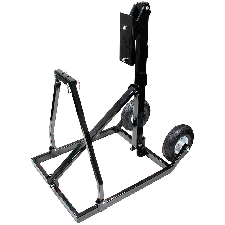 Allstar Performance Steel Tire Prep Stand Cart Black Paint - Allstar Electric Tire Prep Stand