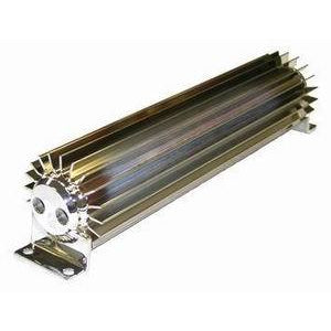 Racing Power 15 x 3-1/8" Fluid Cooler Heat Sink 3/8" NPT Female Inlet/Outlet Fittings Included - Aluminum