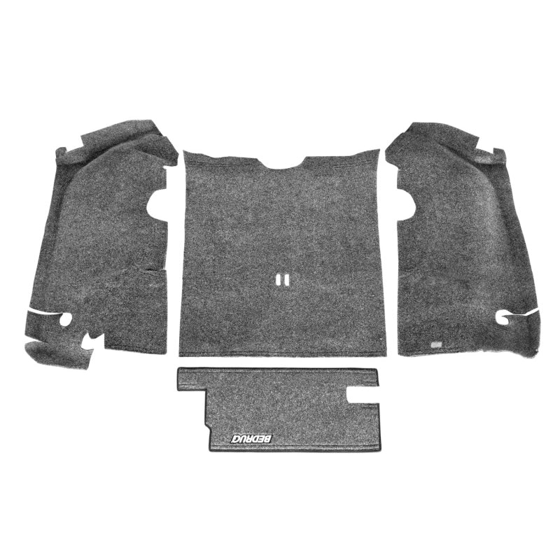 Bedrug Jeep Cargo Liner - Tailgate Included - Composite - Black - Cargo Area - Jeep Wrangler TJ 1997-2006