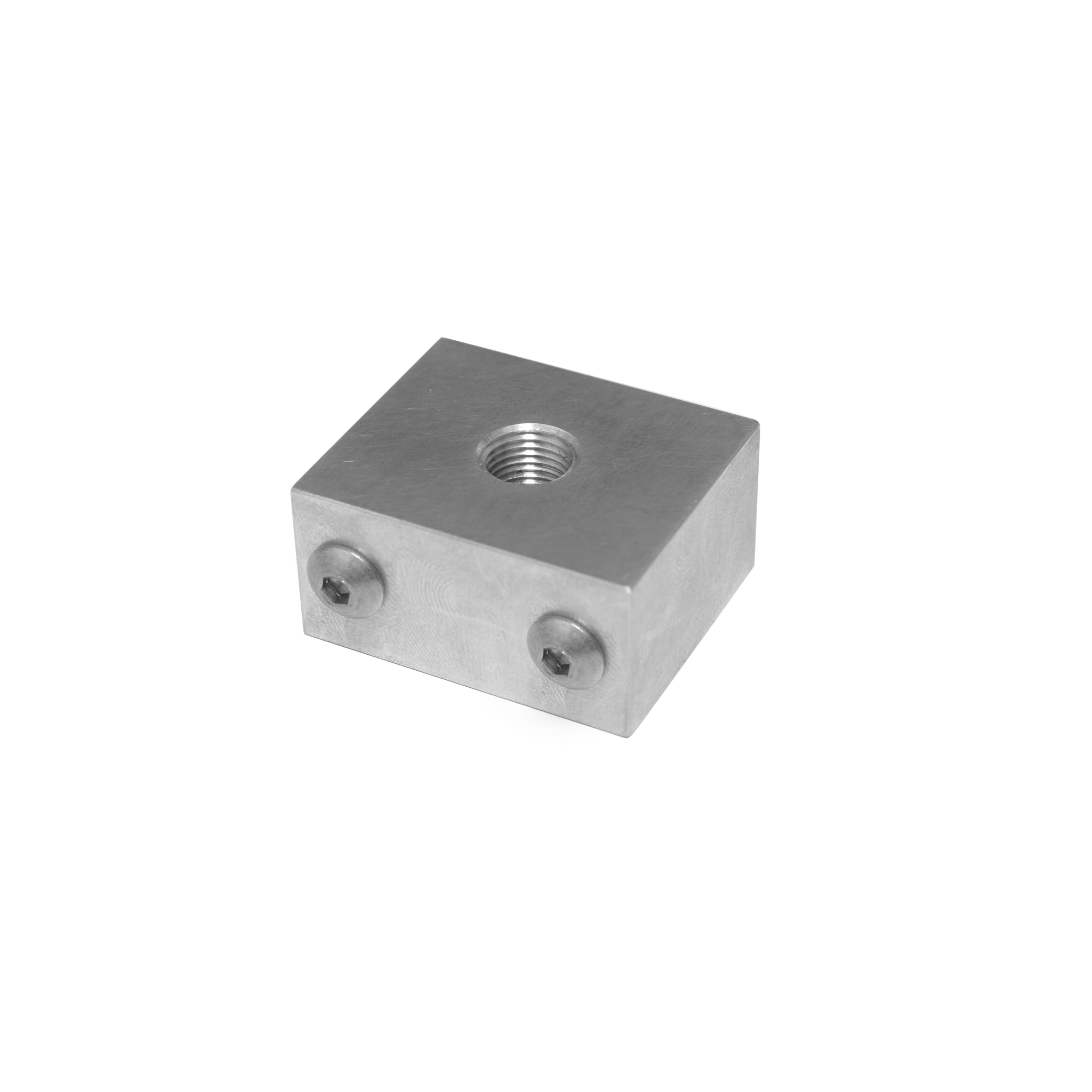 Longacre Firewall Junction - 1 Hole - 1/8" NPT - Aluminum - Natural
