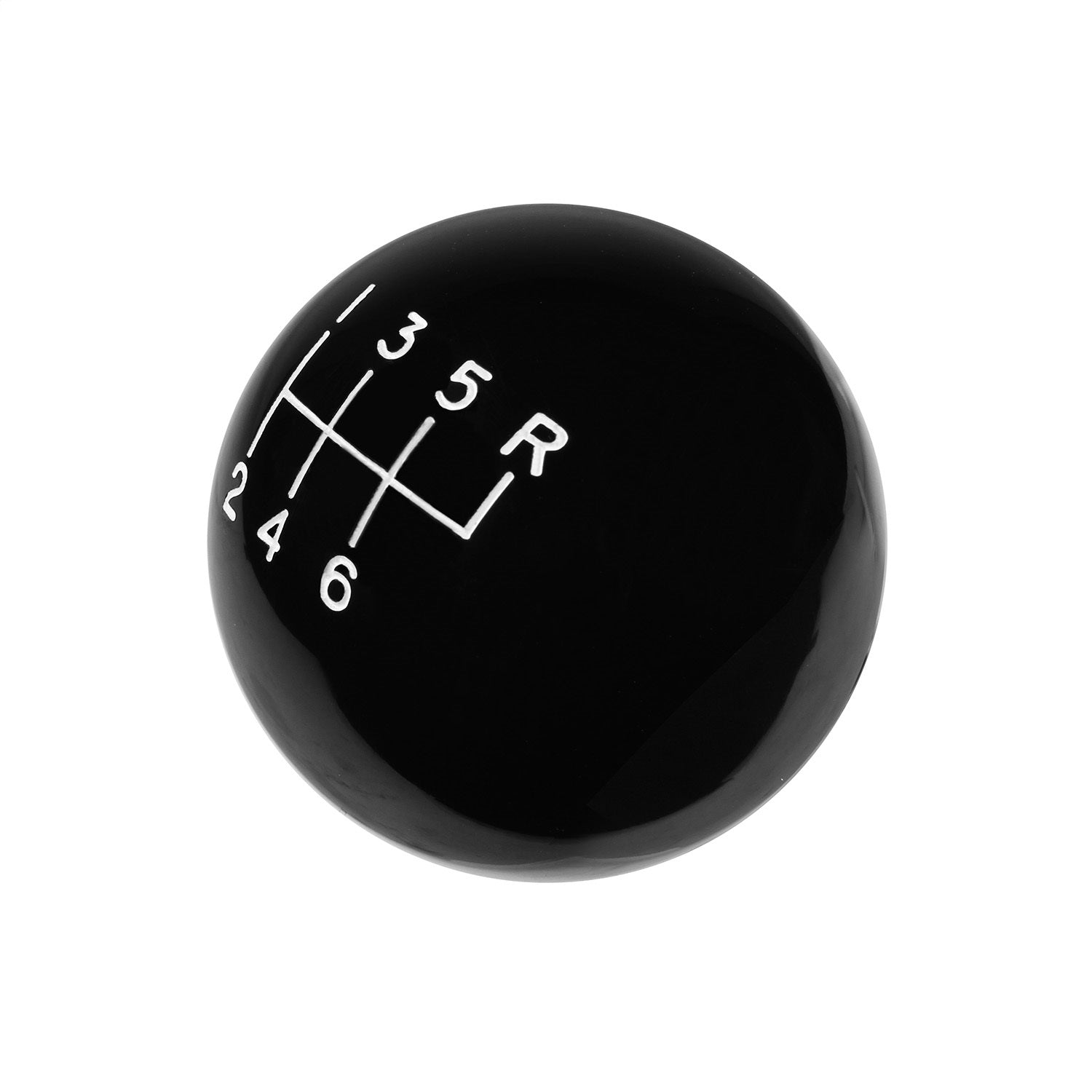Hurst Classic 6-Speed Shift Knob - Black (3/8-16)