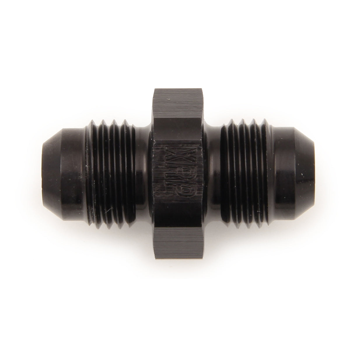 XRP Adapter Fitting Straight 12 AN Male to 12 AN Male Aluminum - Black Anodize