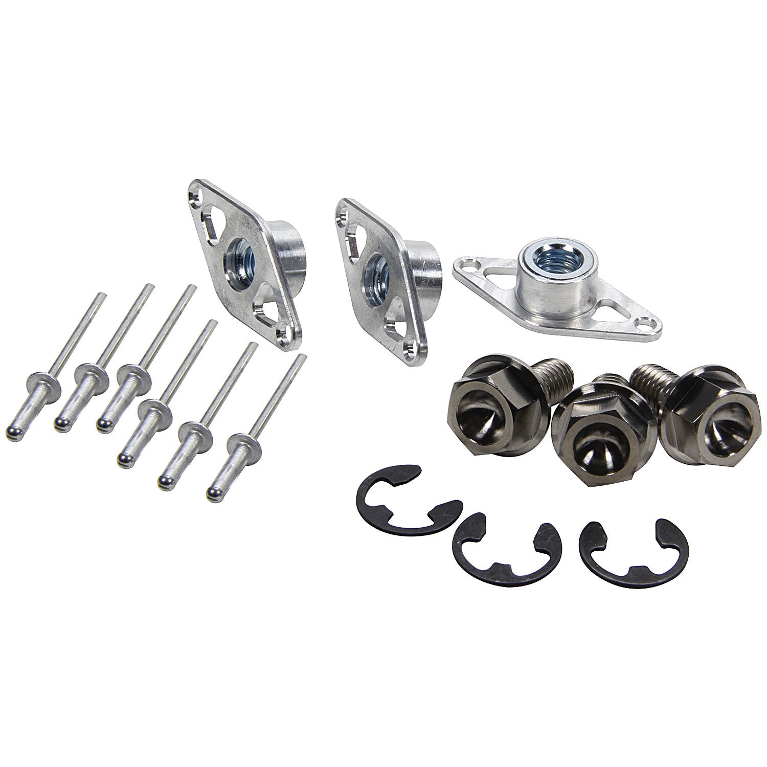 Allstar Performance Wheel Cover Retainer Kit - Titanium