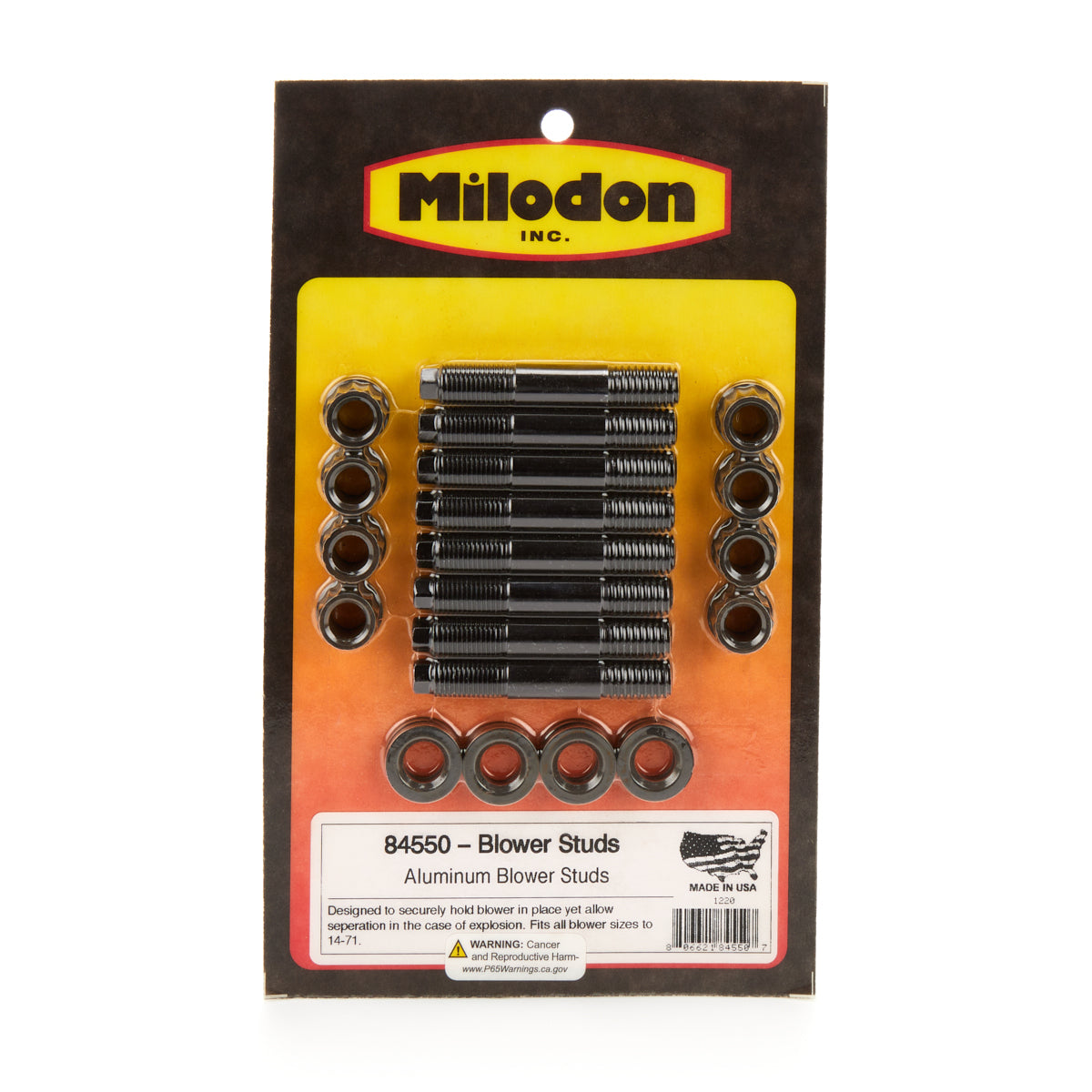 Milodon Aluminum Blower Studs