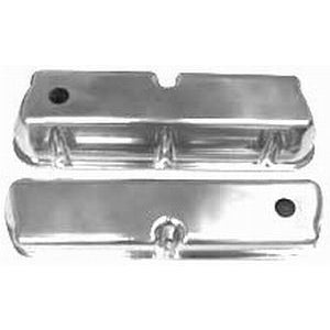 Racing Power SB Ford Aluminum Valve Covers Plain With Hole