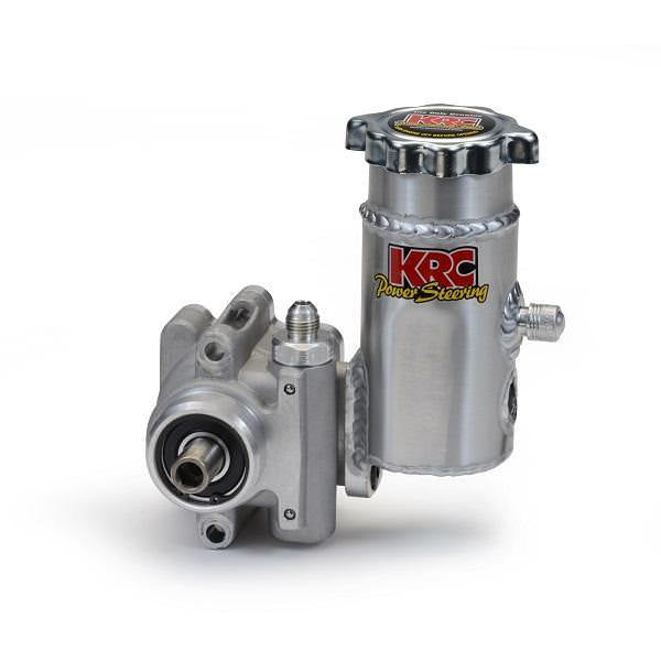 KRC Power Steering Elite Power Steering Pump Adjustable psi Tank Included Aluminum - Natural