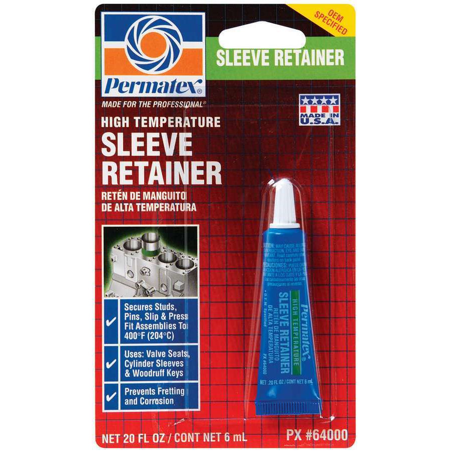 Permatex High Temperature Sleeve Retainer - Green - 6 ml Tube