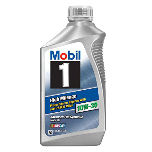 Mobil 1 10w30 High Mileage Oil 1 Quart