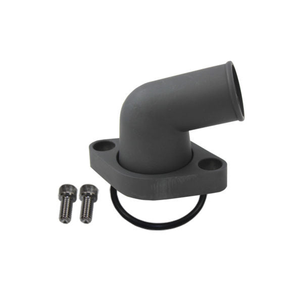 Specialty Products Water Neck SB Chevy 15 Degree O-Ring Black