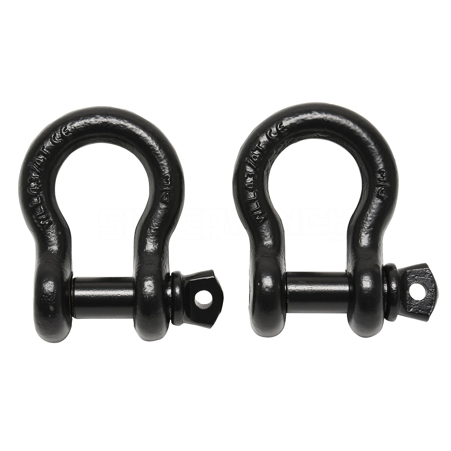 Superwinch Shackle - 7/8 in Pin - 10000 lb Working Load Limit - Black (Pair)