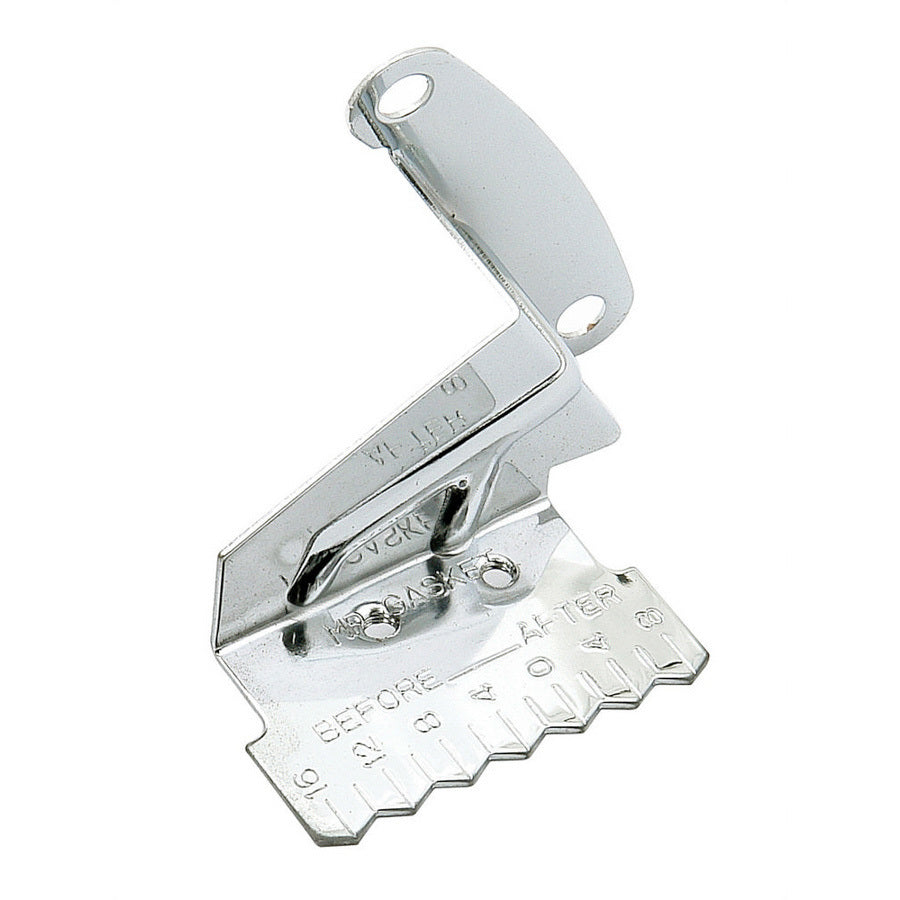 Mr. Gasket Timing Tab - Steel - Chrome - 8" Balancer - SB Chevy