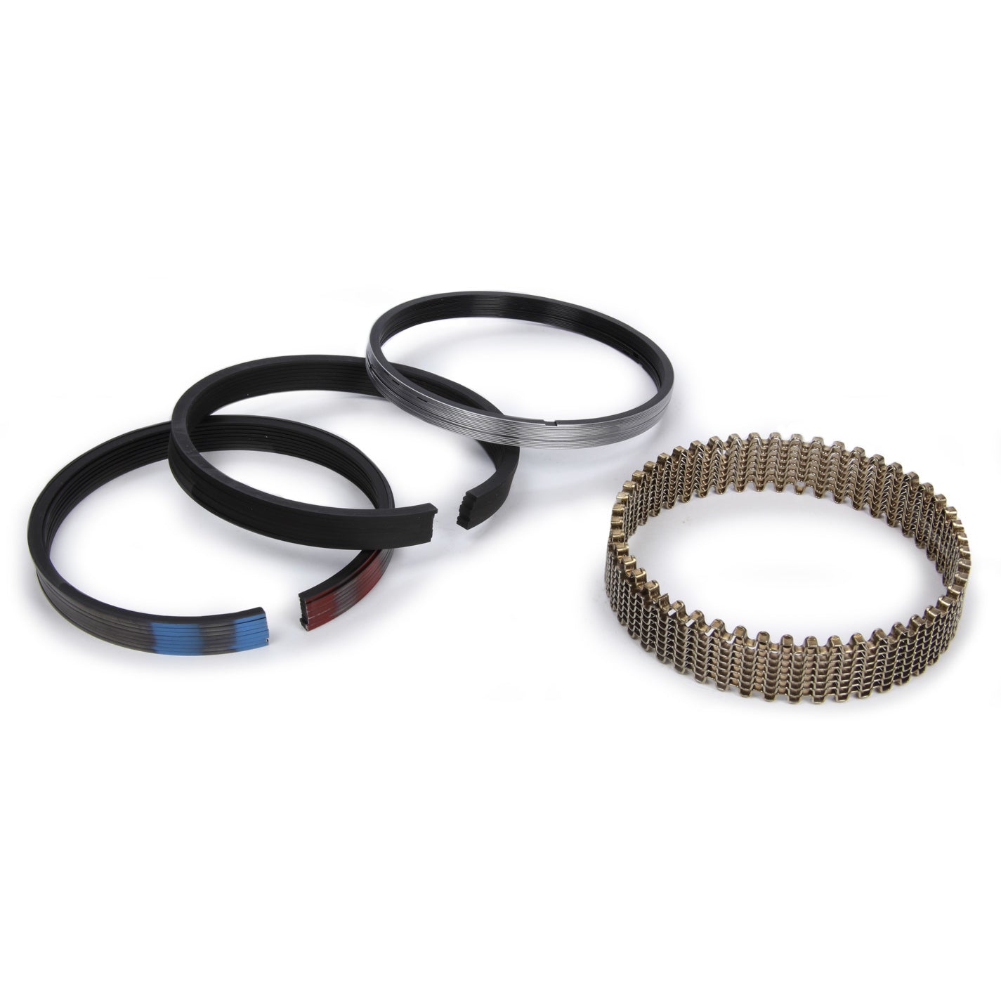 Akerly & Childs Piston Rings - 4.315" Bore - File Fit - 0.017 mm x 1/16 x 3/16" Thick - High Tension - Iron - 8 Cylinder