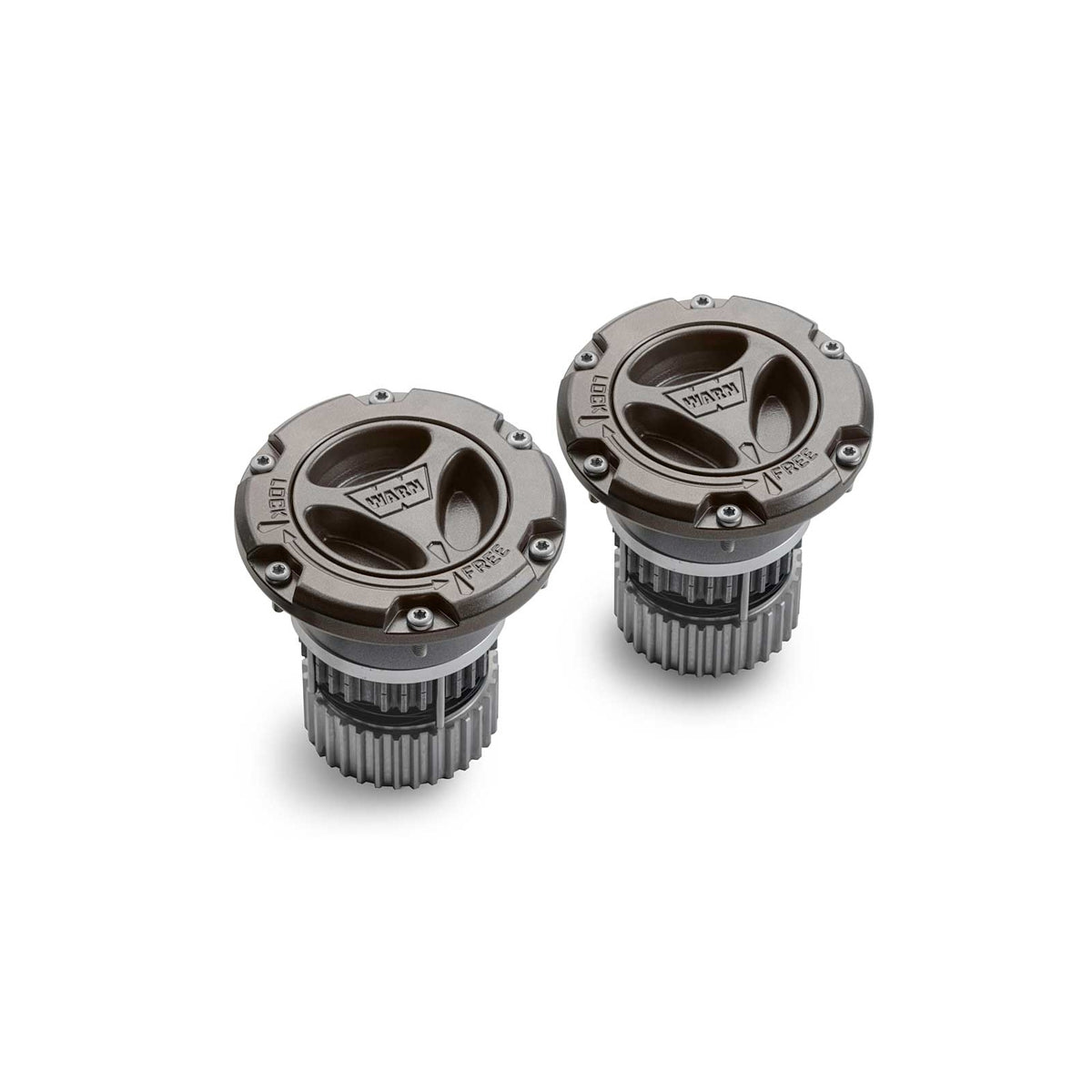 Warn Premium Locking Hub Kit - 35 Spline - Gray - Ford Fullsize Truck 2005-15