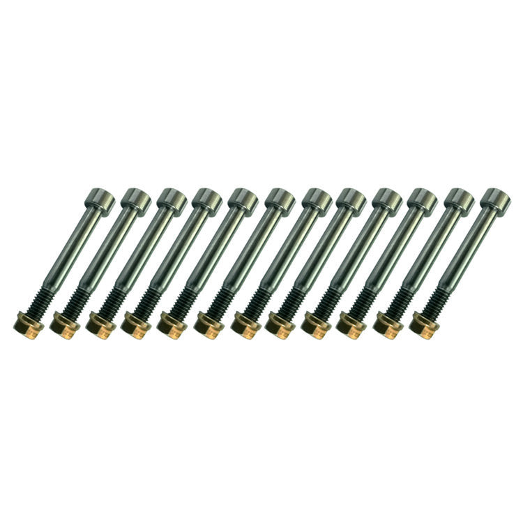 Triple X Race Co. 10-32 Thread Nerf Bar/Bumper Fastener 1-1/2" Long Nuts Titanium - Natural