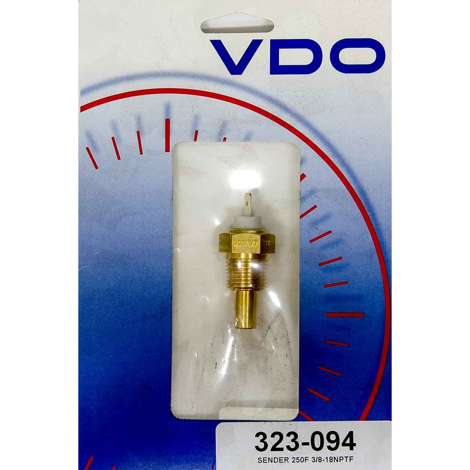 VDO Temperature Switch - Electric - 250 Degrees - 3/8 in NPT Male 323-094