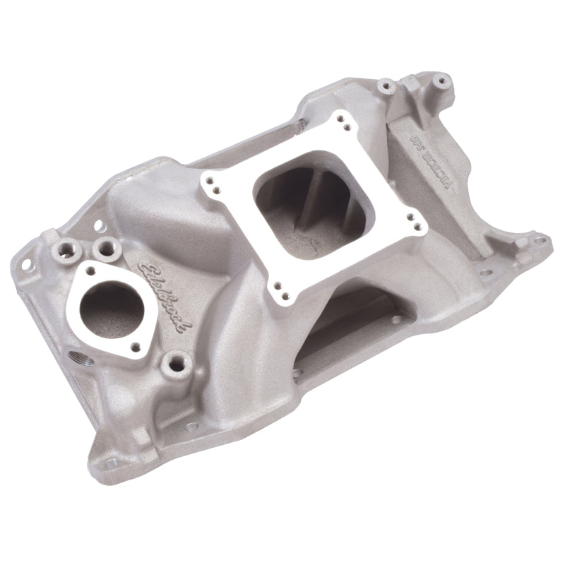 Edelbrock Victor 340 Intake Manifold - Cast Finish