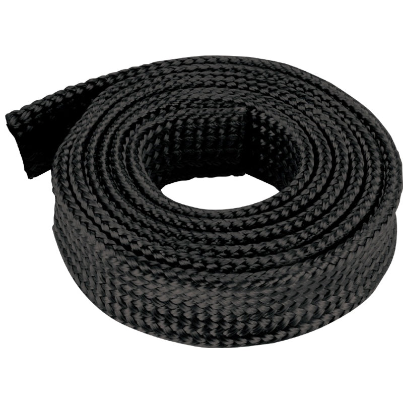 Design Engineering Protect-A-Sleeve - 1/2" ID - 6 Ft. - Woven Fiberglass - Black