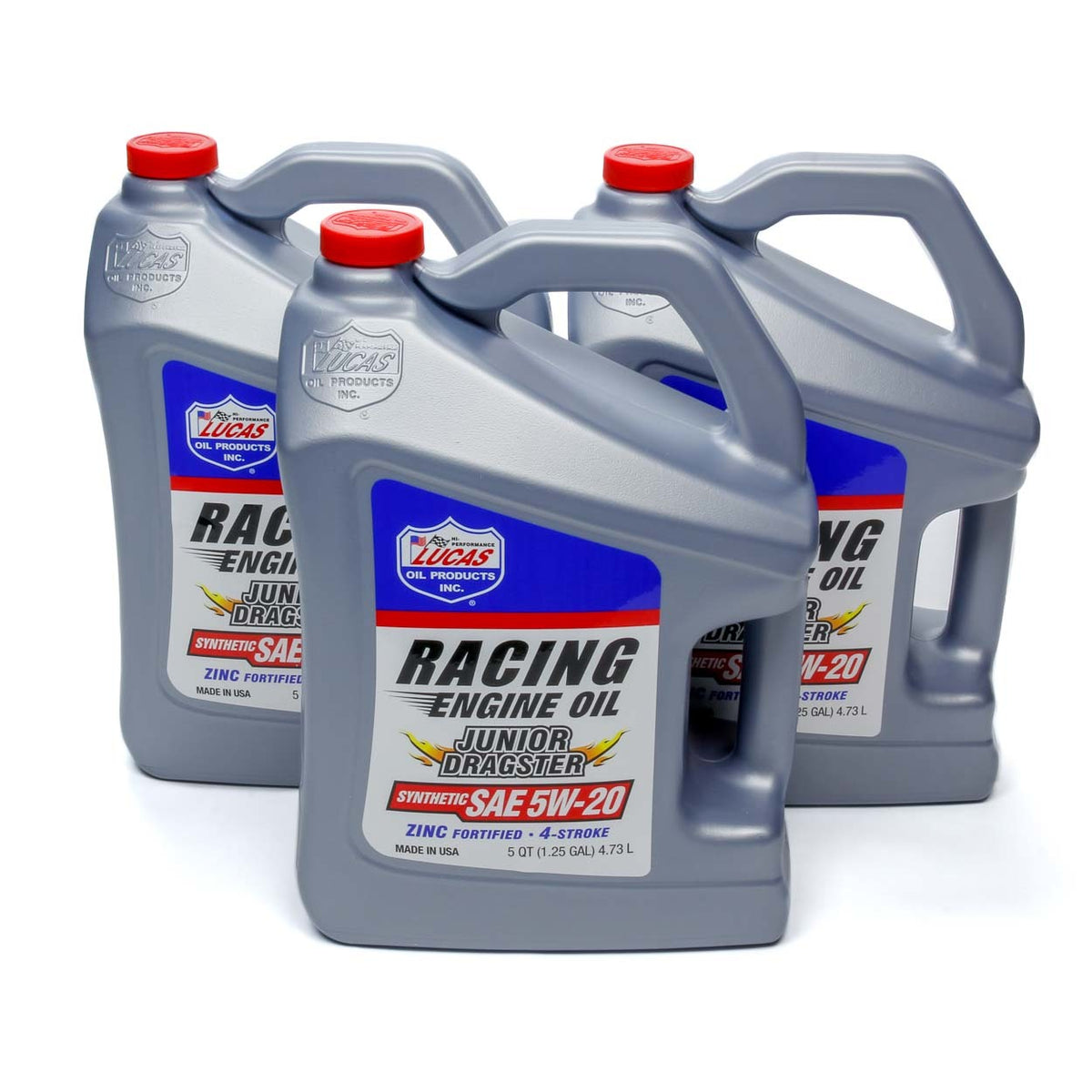 Lucas Jr. Dragster-Karting Oil 5w20 Case 3 x 5 Quart Jug