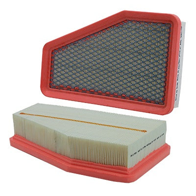Wix Panel Air Filter Element - 10.87 in L x 6.97 in W x 2.27 in H - Jeep Cherokee 2019