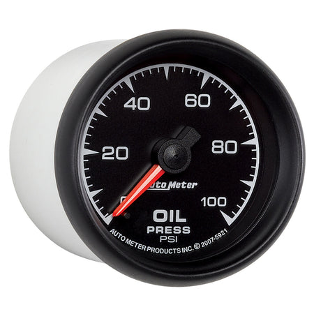 Auto Meter ES Mechanical Oil Pressure Gauge - 2-1/16"