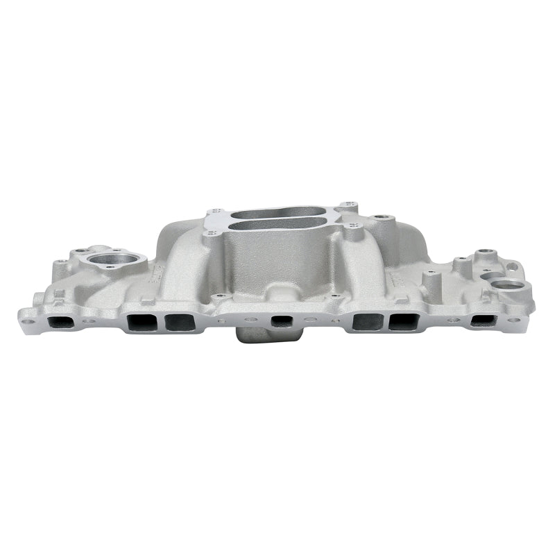 Edelbrock Performer Spread / Square Bore Dual Plane Intake Manifold - Small Block Chevy