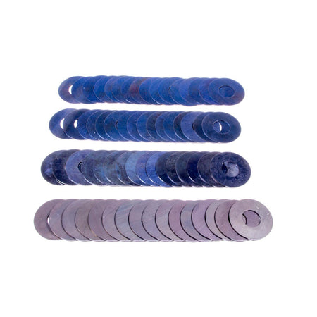 Pac Racing Springs Shim Kit - 1.500 Dia. .645 ID (64pcs)