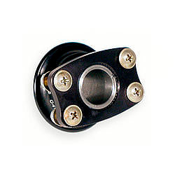 Mark Williams 360 Degree Release Steering Wheel Quick Release Aluminum Black Anodize 4 Bolt Steering Wheel - 3/4" Shaft