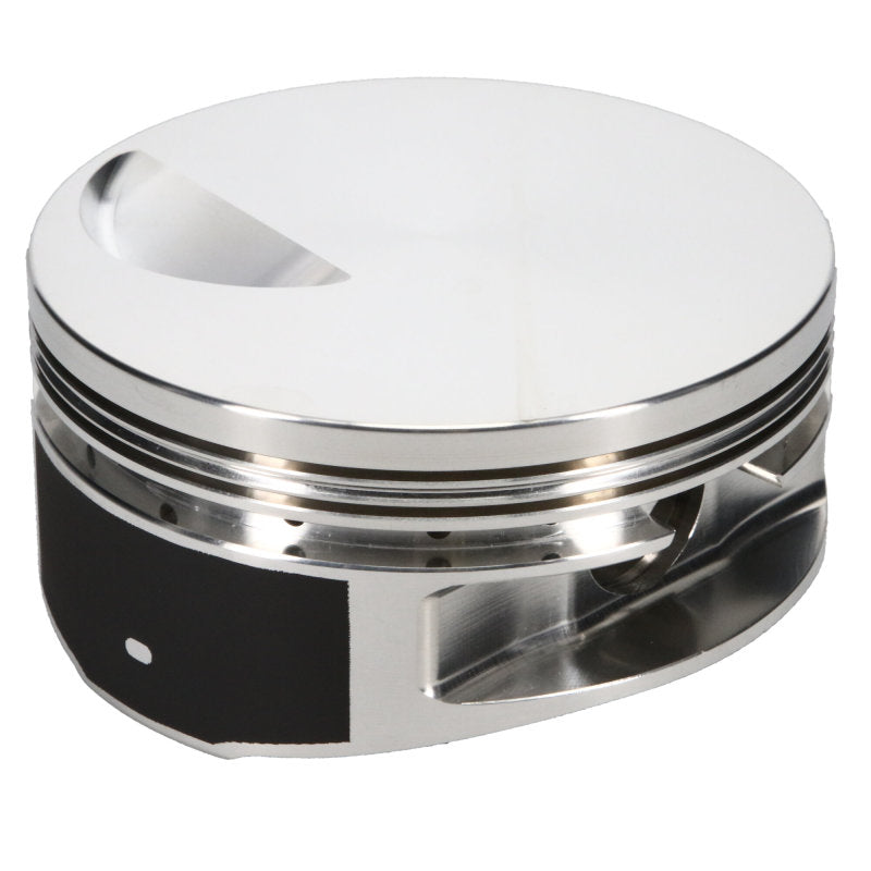 JE Pistons BB Flat Top Forged Piston Set - 4.500" Bore - 1/16 x 1/16 x 3/16" Ring Grooves - Minus 3.0 cc - BB Chevy (Set of 8)