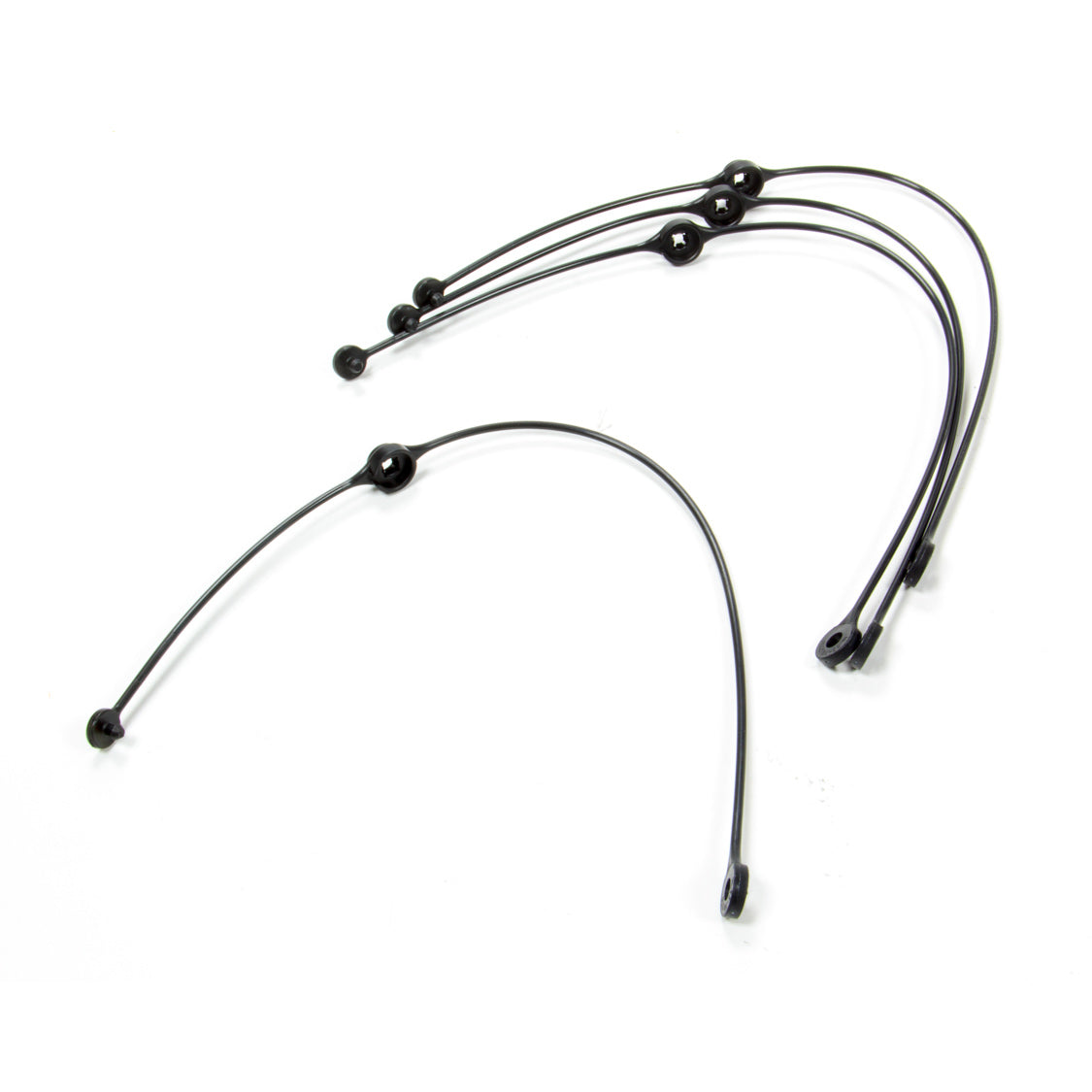 Allstar Performance Hood Pin Nylon Lanyards - 10" - (4 Pack)