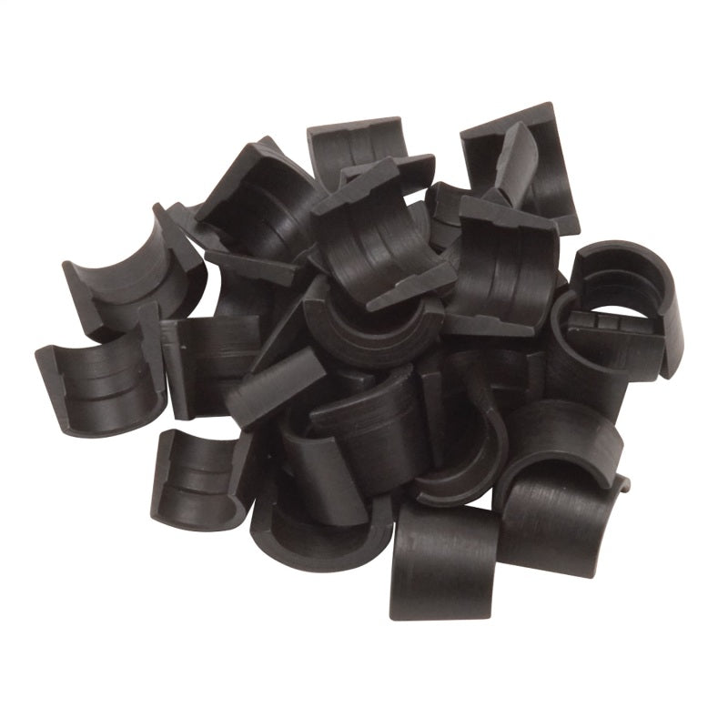 Edelbrock 7 Degree Valve Lock - 11/32 in Valve Stem - Standard Height - Black Oxide - Set of 32