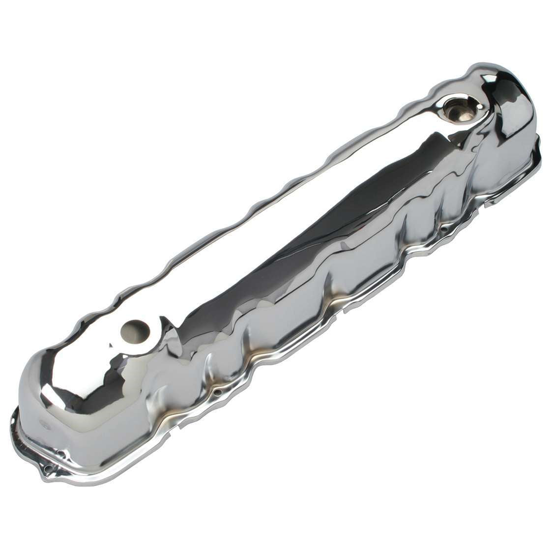 Trans-Dapt Chrome Plated Steel Valve Cover - Individual - Stock Height
