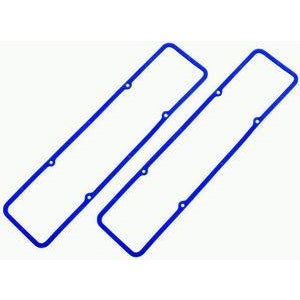 Racing Power Blue Rubber SB Chevy Valve Cover Gaskets Pair