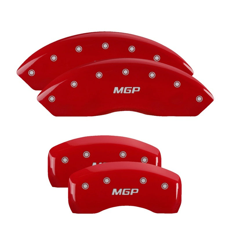 Mgp Caliper Cover MGP Logo Brake Caliper Cover Aluminum Red Nissan Maxima 2009-16 - Set of 4