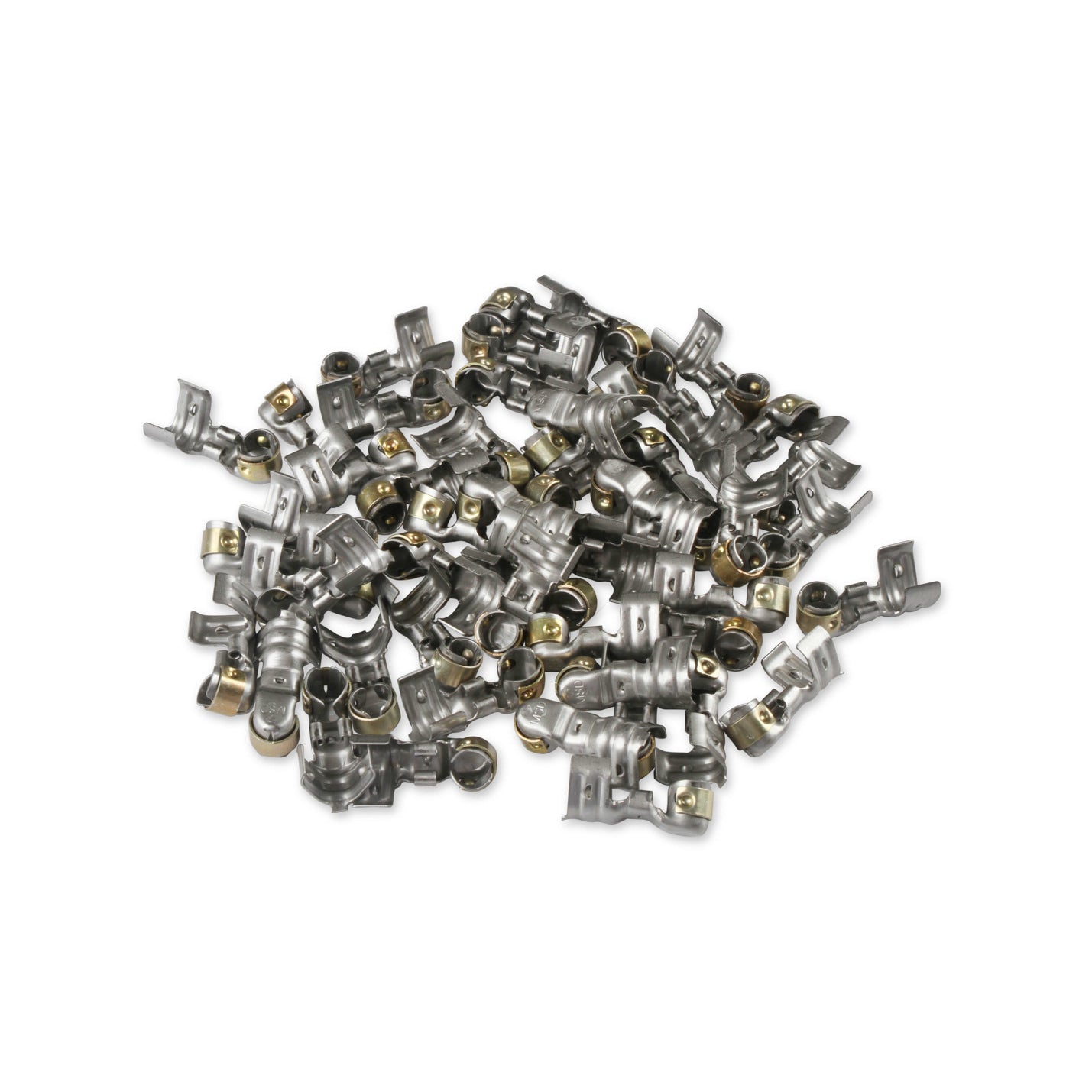 MSD 90 Degree Spark Plug Wire Terminal - HEI Style Terminal - Dual Crimp - Set of 50