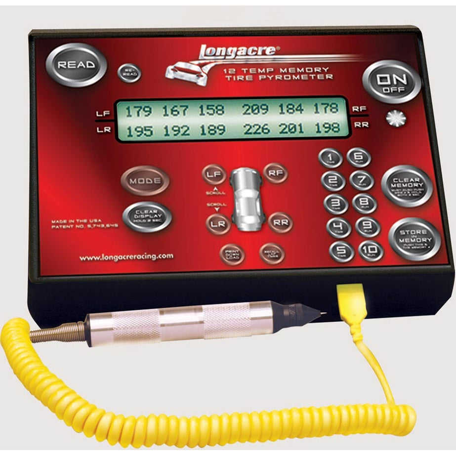 Longacre Deluxe Memory Tire Pyrometer - F