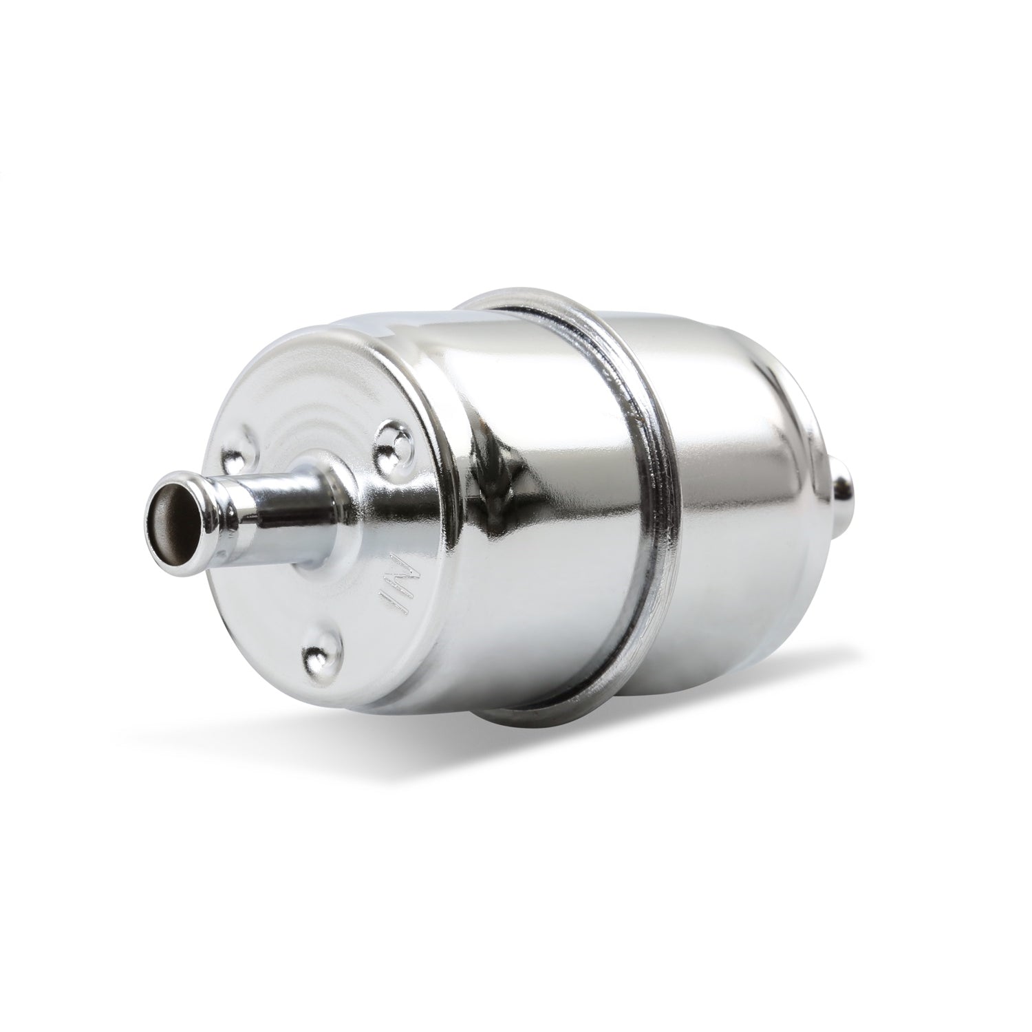 Holley Chrome In-Line Fuel Filter - 3/8"