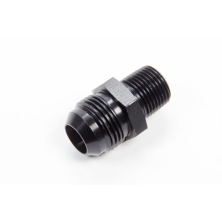 Aeroquip Black Aluminum -12 Male AN to 1/2" NPT Straight Adapter